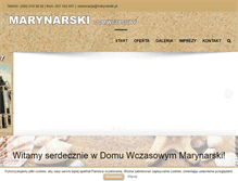 Tablet Screenshot of marynarski.pl